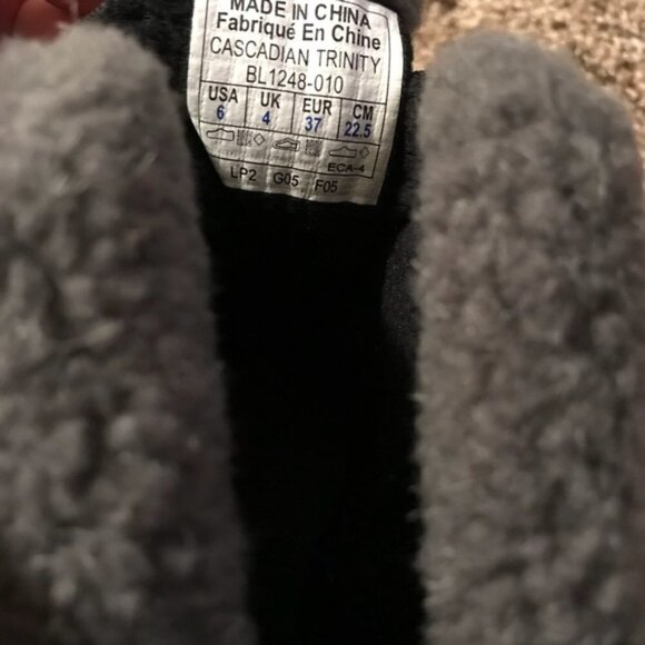 COLUMBIA Cascadian Trinity Black Thermolite Winter Boots Size 6 — NWOB - Picture 7 of 7